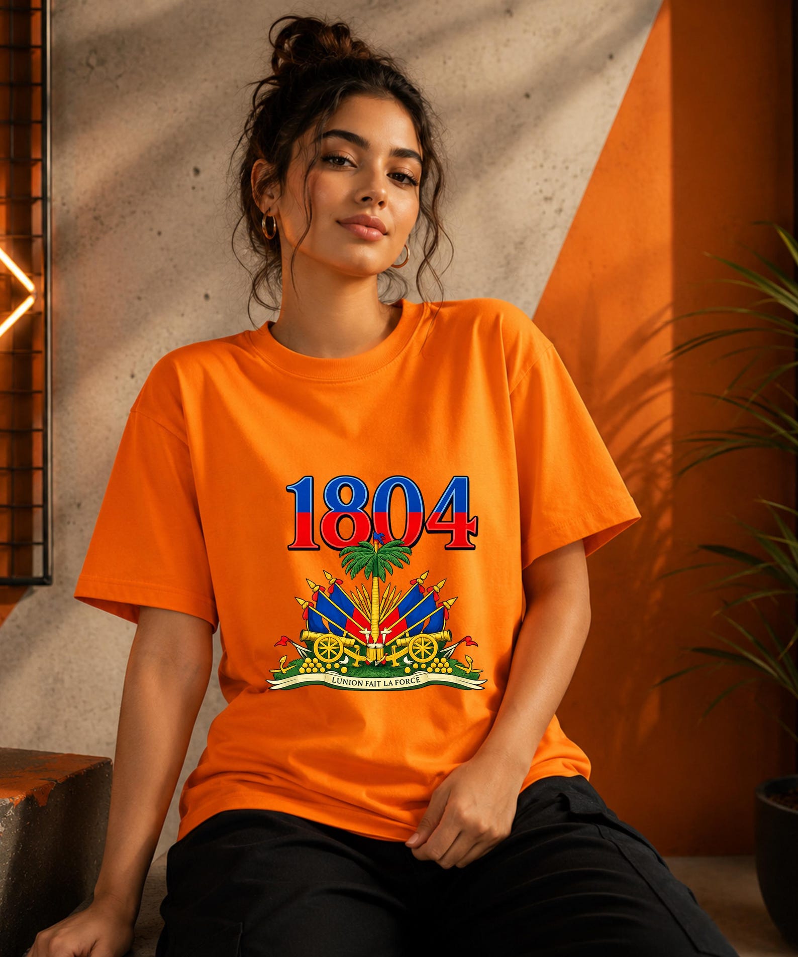 Haitian Revolution 1804 Haiti Flag Independence Day T-Shirt M