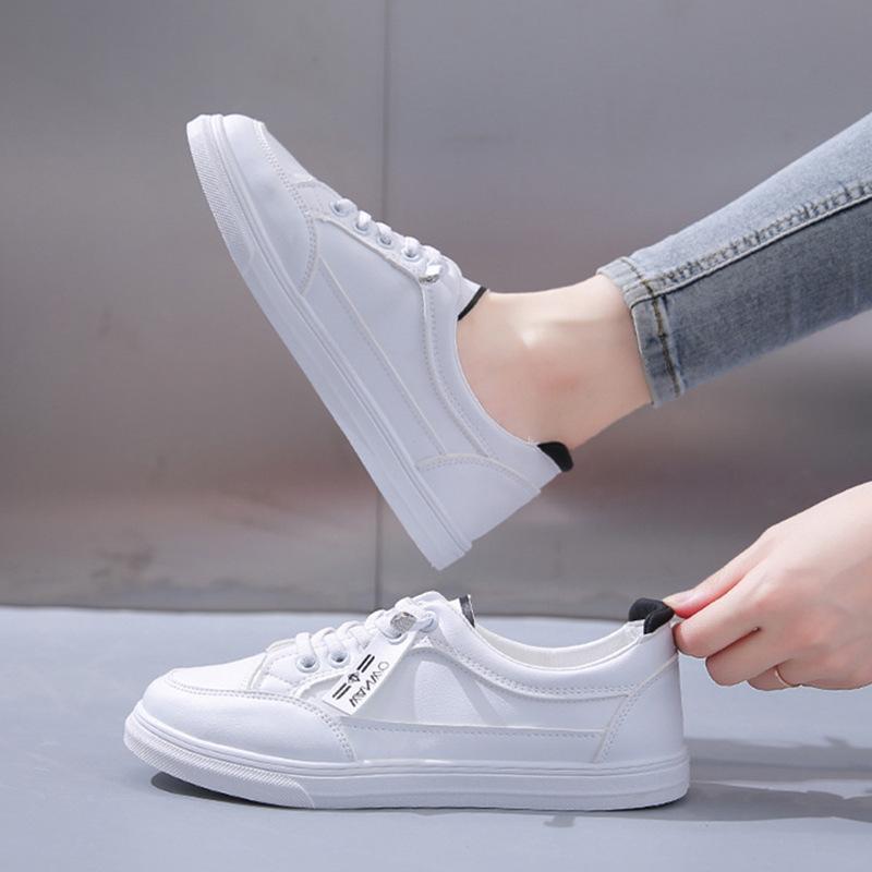 2025 New Leather Shoes Children's Casual Shoes Versatile Women's Shoes Sports Little White Shoes Women's Spring and Summer Baseplate Shoes Trendy Sh