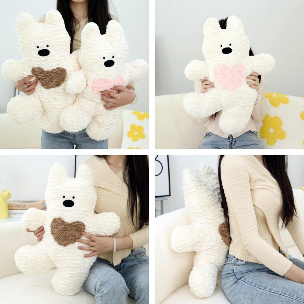 Adorable West Highland White Terrier Plush Pillow Soft Cuddly Toy For Kids