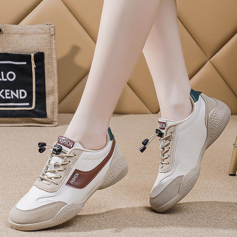 2025 Spring Women's All-Match Lightweight Breathable White Running Shoes B698