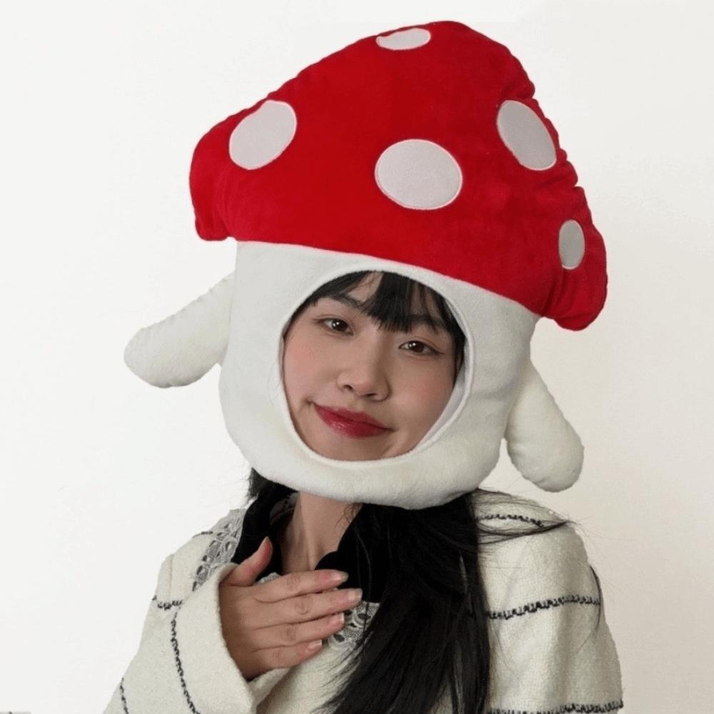 Playful Fruit and Vegetable Hat Thick Pullover Cap Mushroom Nutrition Month Hat  Photography Props