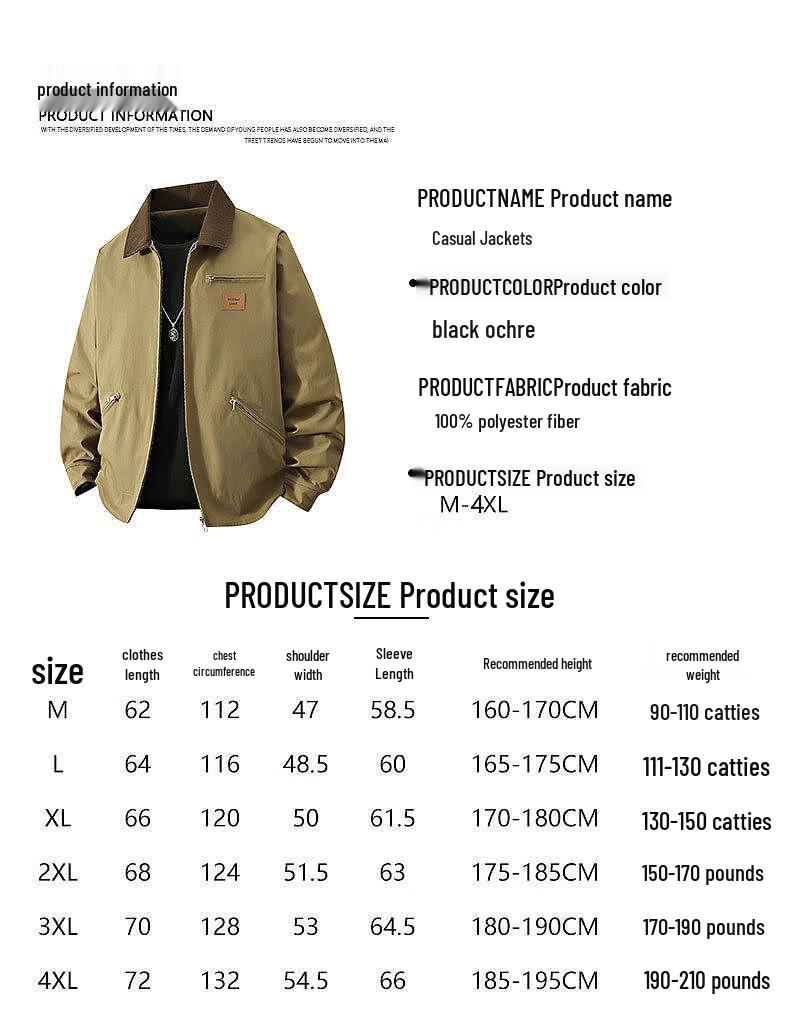 Tucano Men's American Retro Workwear Jacket