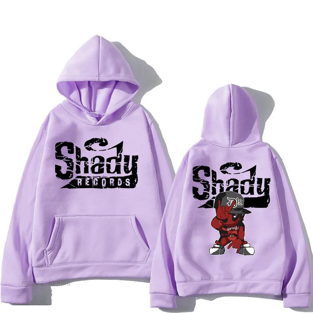Houdini Album Printed Hoodies Eminem Shady Records Sweatshirts Streetwear Long Sleeve Casual Hip Hop Men Women Clothing
