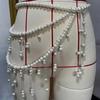 Stylish Belly Body Chain Women Waist Chain Imitation Pearls Texture Suitable for Festival and Fashion Various Occasion