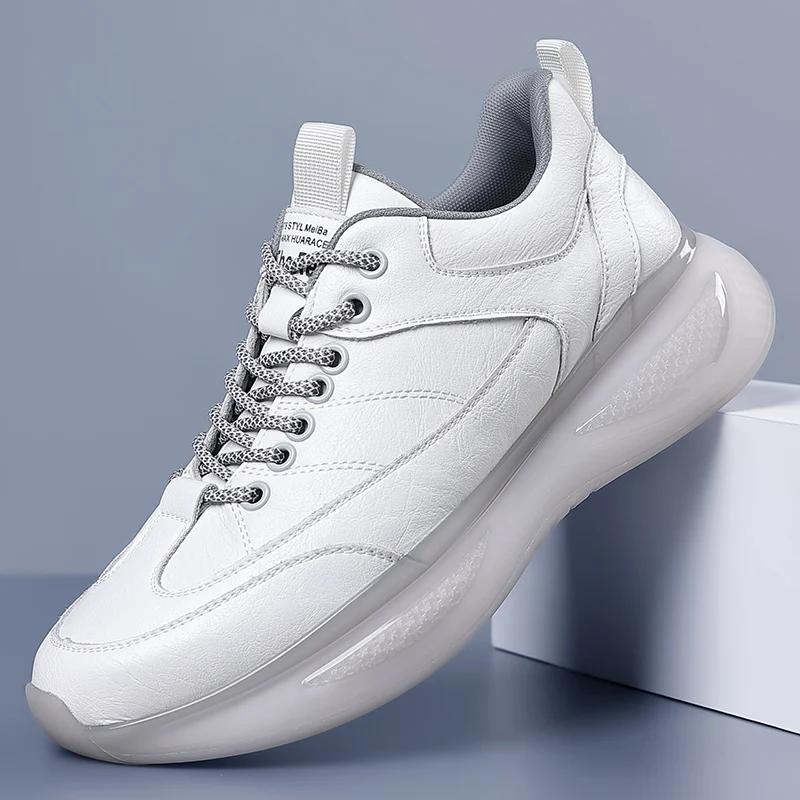 

Модные кожаные туфли для мужчин на шнуровке Модные туфли на плоской подошве для ходьбы, спорта, оксфорды, дышащие, черного и белого цвета, для отдыха на природе Мужские туфли для вождения 10 белый