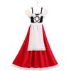 Fesselnder roter Kapuzenumhang für Damen mit elegantem Design für Cosplay-Events