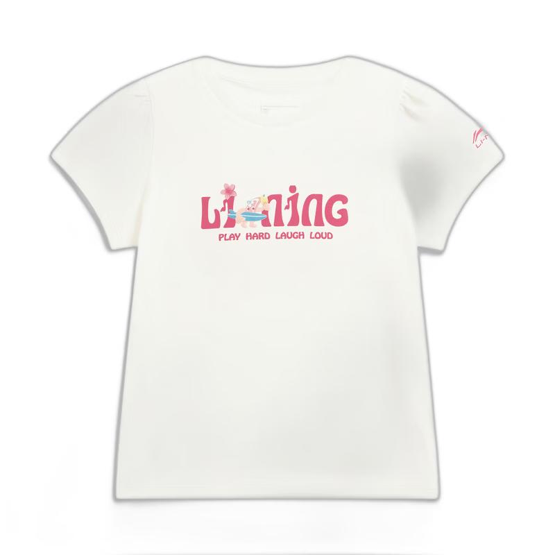Li-Ning Youth Girls  Breathable Short Sleeve T-Shirt XS