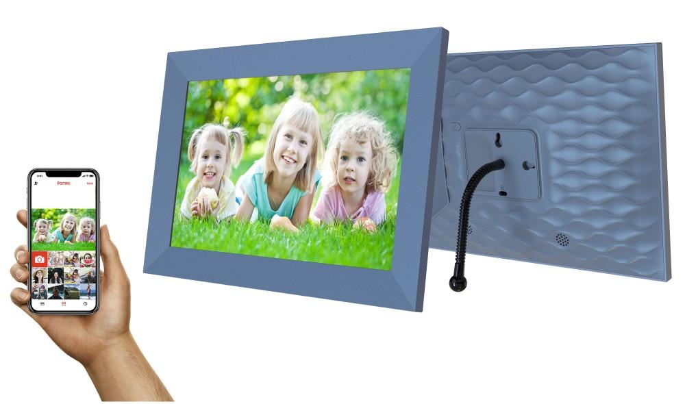 

Digital Photo Frame FRAMEO Wi-Fi Touchscreen IPS 10 16GB DENVER PFF-1026GR, Denver сірий