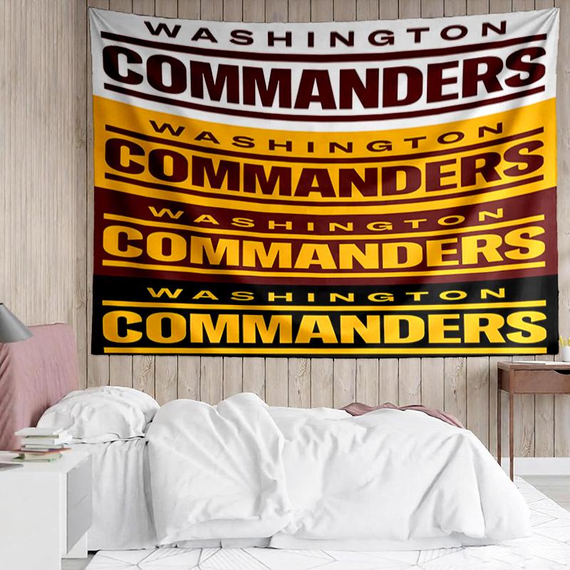 Washington Commanders Map Tapestry Accessories Playroom Tapestry, for Bedroom,Livingroom, dormitory Room Wall Decor Fan Birthday Gifts