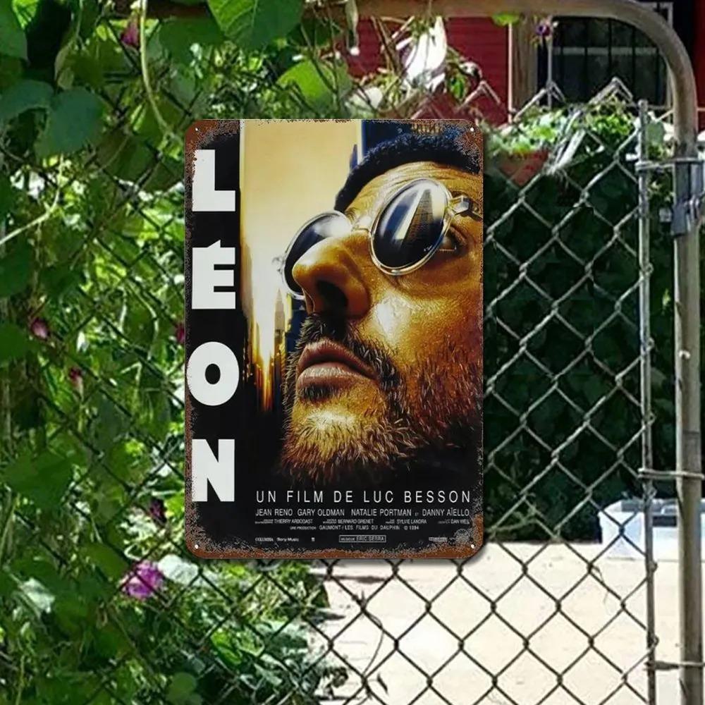 Vintage Film Metallschild Rechteckige Eisenwandkunst für Bar Heimdekor