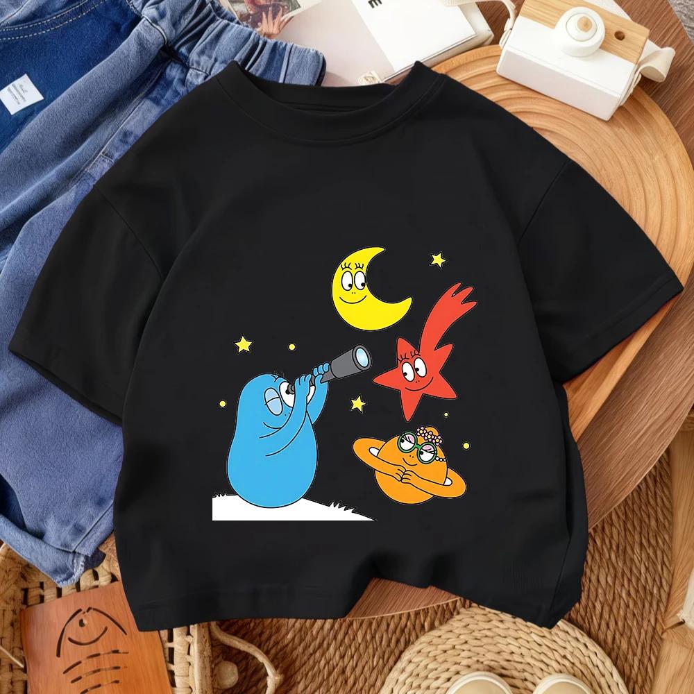 Children's Crew Neck T-Shirt 2026 Summer Casual Fashion Short Sleeve Top