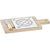 Käsebrett - DKD Home Decor - Standard - Bambus - Steingut - Edelstahl