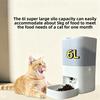 Smart Automatic Pet Feeder Timed Quantitative Feeding Remote Control Intelligent Food Dispenser for Dogs Cats