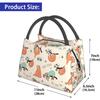 Funny Sloths Lunch Bag Reusable Portable Insulated Cute Animal Large Lunch Box Tote Bag for Women Men School Work Office