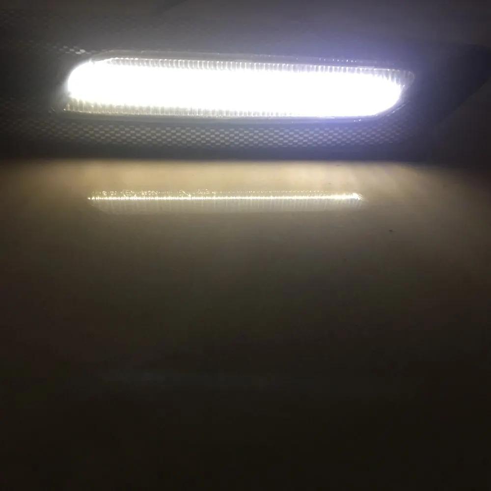 For Toyota Reiz/Crown For Lexus GS300/ES350 2006-2009 Amber/White LED Fender Side Marker Light Turn Signal Lamp Running Lights