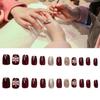 Wholesale Lion Dance Nail Art Gems Wearable Nail Stickers Jp101 Iron Bangs Sparkling Sweet Style Cartoon