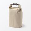 MUJI Adjustable Height Lunch Bag Roll Top Small Beige 84843051