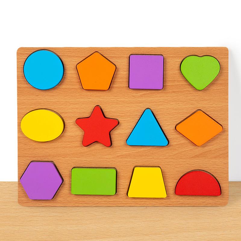 Cross-border Montessori Wooden Alphabet Puzzle for Kindergarten Children - Educational Hand-Grasp Toy