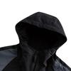 ANTA Men's Kyrie Irving Series Color Block Hooded Windbreaker Black Grey 972611604-1