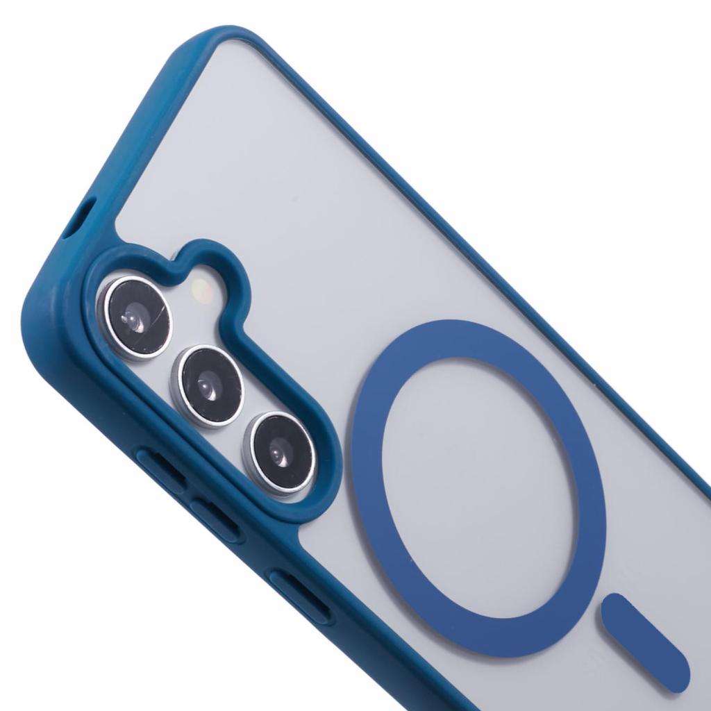 For Samsung Galaxy S23 FE Magnetic Case Shockproof PC+TPU Clear Phone Cover