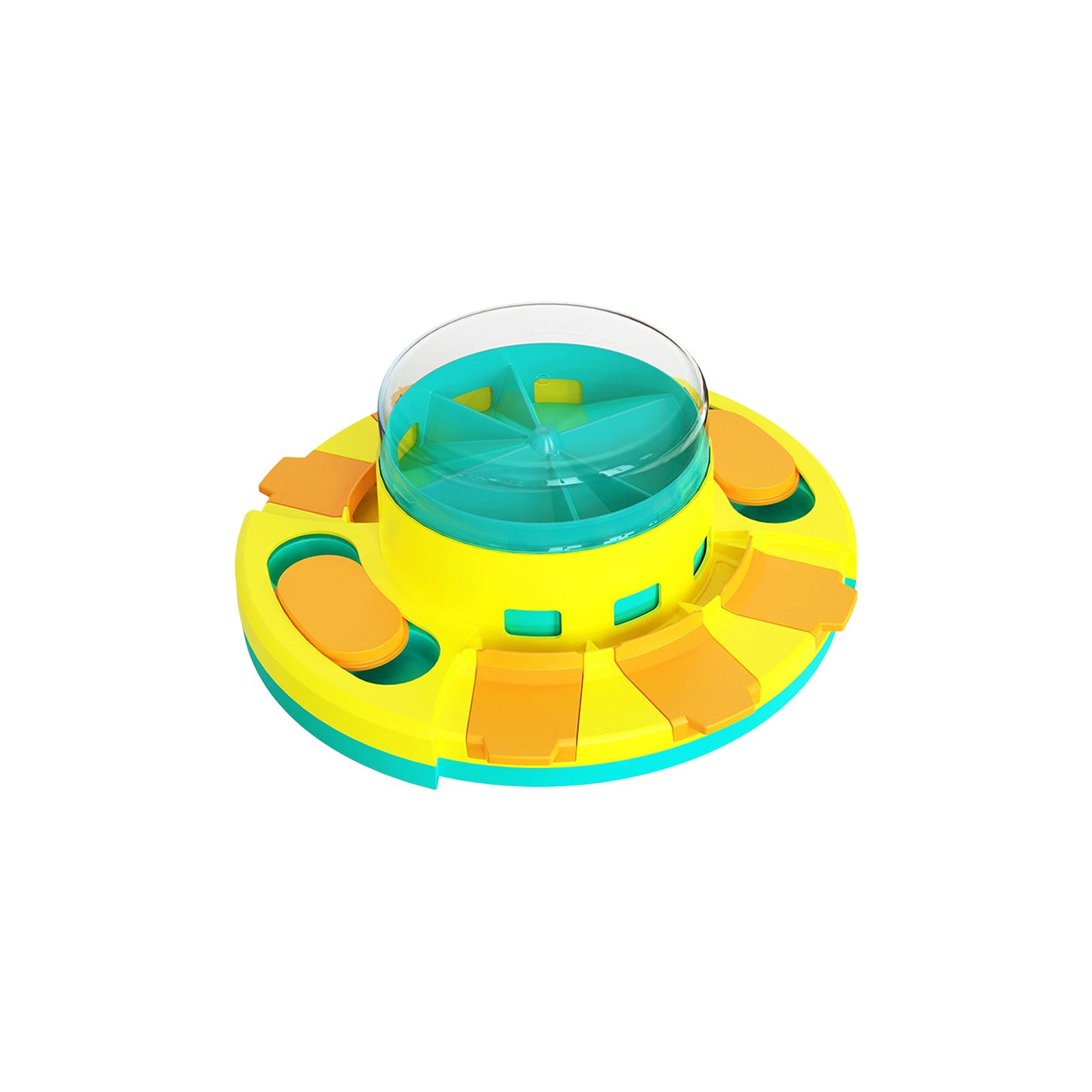 Multi-Functional Dog Puzzle Slow Feeder - Interactive IQ Training & Healthy Digestion Toy For Dogs One Size синий