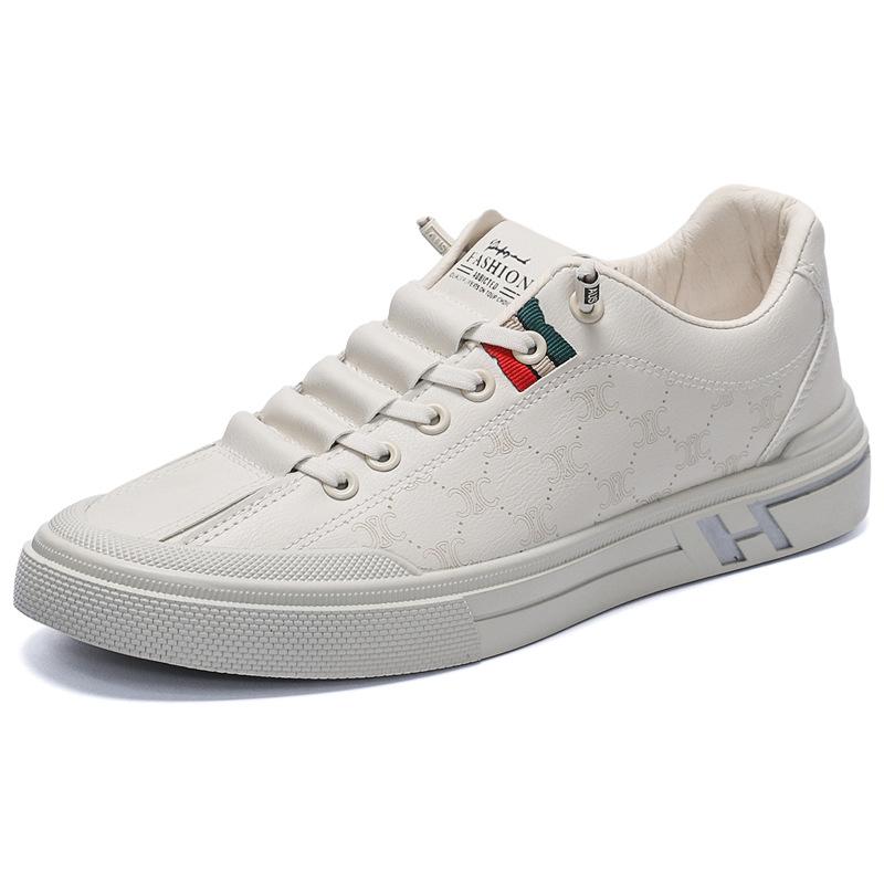 Men'S Shoes Breathable Little White Shoes Men'S Trendy Flat-Soled Sports Shoes Casual Board Shoes Men