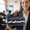 Plaid Polka Dot Lace Pencil Case Multi-Layer Lace Stationery Bag Lace Stationery Pouch  Gift Giving