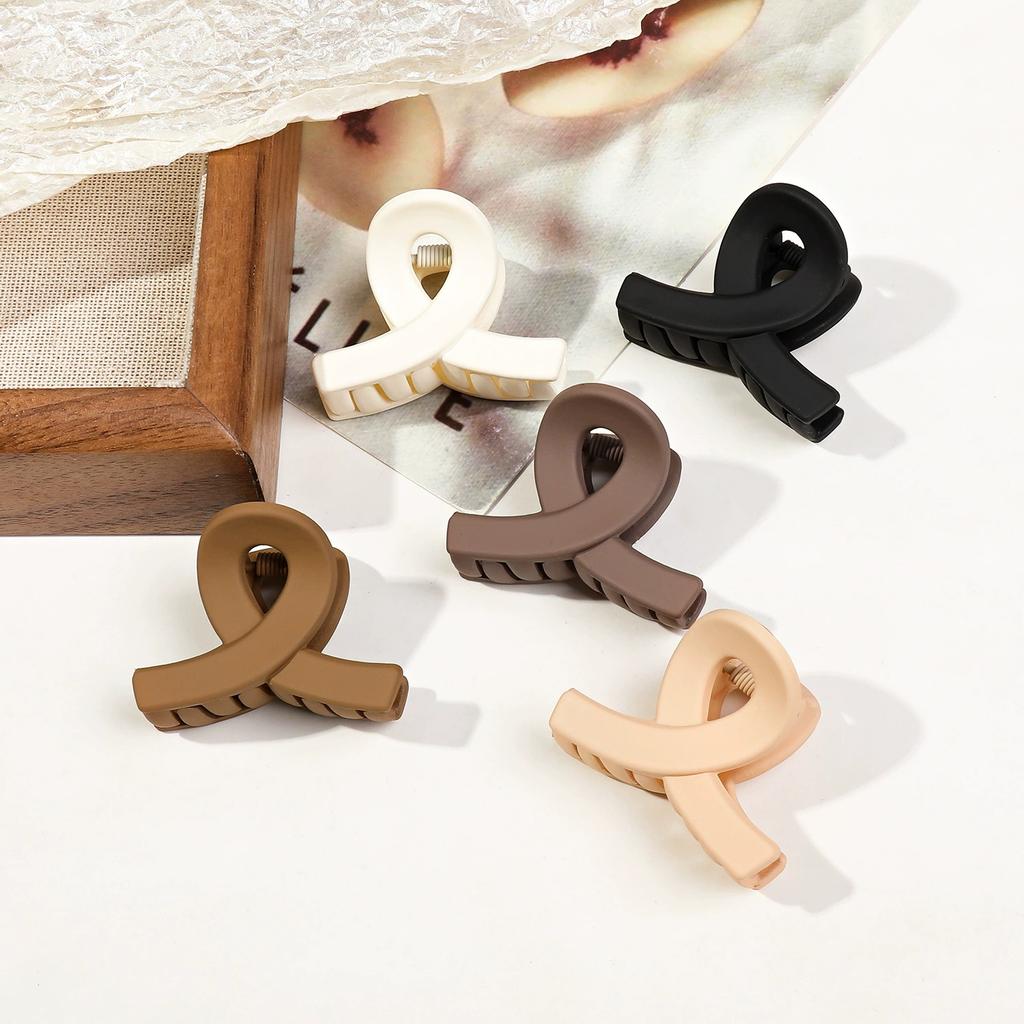 5/10 SZT Małe Klipsy do Włosów w Kształcie Kwiatka dla Kobiet Dziewcząt, Matowe Prostokątne Klipsy Szczękowe, Półokrągłe Spinki do Cienkich Włosów Akcesoria do Włosów