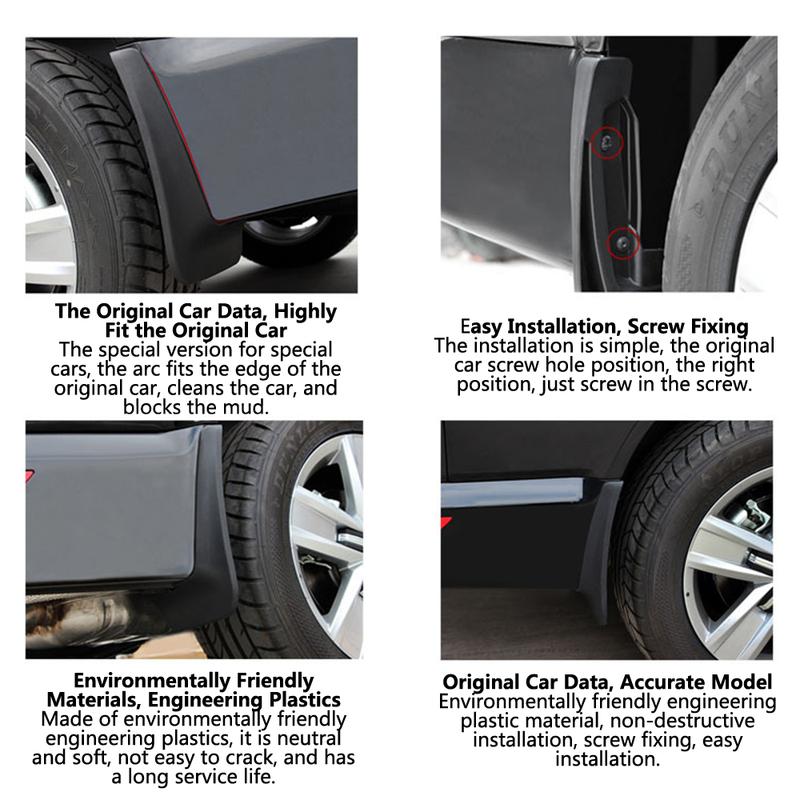 Car Mudguard Fender Splash Guards for Honda Fit 2018 Mud Flaps