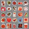 50 Tomato Ins Style Graffiti Stickers Small Fresh Cute Guka Decorative Mobile Phone Case Tablet Notebook Stickers