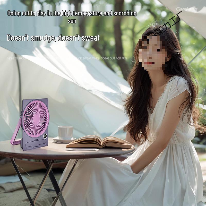 USB Mini Desktop Vertical Stand Fan for Dorms and Offices