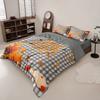 3pcs Thanksgiving Autumn Harvest Pumpkin Print Coreles Bedding Set Multi Size Bedrooms Dormitory Soft Machine Washable