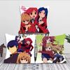 Anime TToradora Pillow Case Fashion Square Pillowcase Bedroom Sofa Room Ins Decoration Leisure