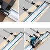 Parallel Rail Guide System Aluminium Alloy Circular Saw Track Set Fixed Guide Rail Bracket For Track Saw Track Repeatable Cuts