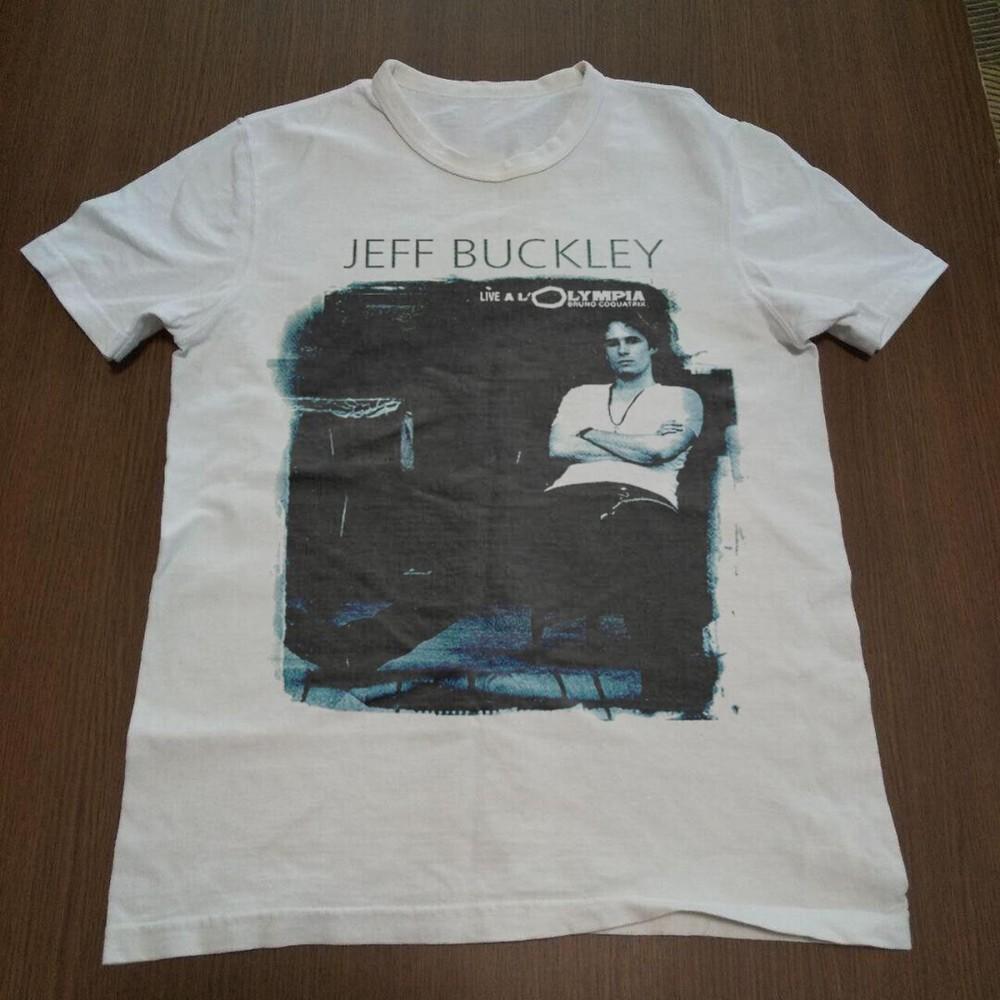 Vintage Jeff Buckley cotton white Shirt Unisex Concert S to 5XL DO240 Unisex T-Shirt