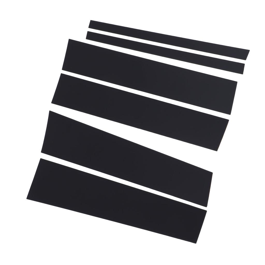 6Pcs Pillar Post Cover Trim Mirrored Finish Weather Resistant Easy Installation Pillar Post Trim for   2004 to 2015