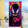 Venom vibrant beach towel Foldable swimming & surfing Vibrant Pattern Perfect Gift for Friends & Family
