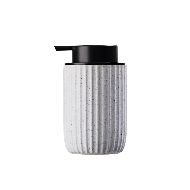 Portable Soap Dispensers Ceramic bathroom products Black hand soap foam bottled soap dispenser Lotion bottle Mousse bottled