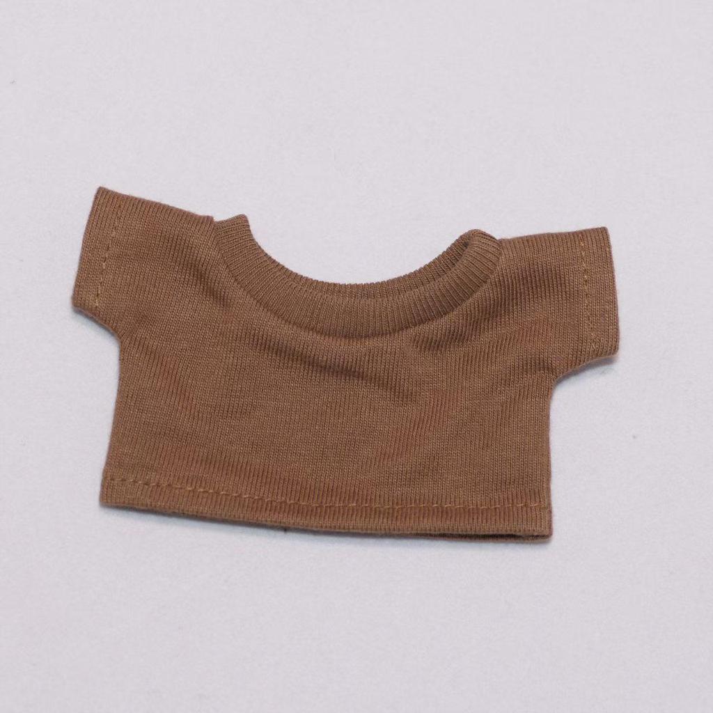 Labubu Keychain Pendant Outfit: Doll Jeans and Short Sleeve Set