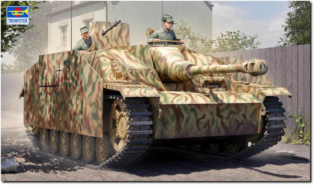 Trumpeter German StuG III Type G 1943 mass production specification plastic model 00946 1/16 (tank)