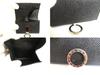 Authentic BVLGARI Black Leather Logo Clip Coin Purse #a895  Refurbished