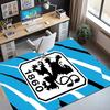 1860 München Fußballverein Muster Teppich, Innen-/Außenmatte, für Picknick, Spielzimmer, Schlafzimmer, Büro, Wohnzimmer, Heimdeko Teppich, Geburtstagsgeschenk