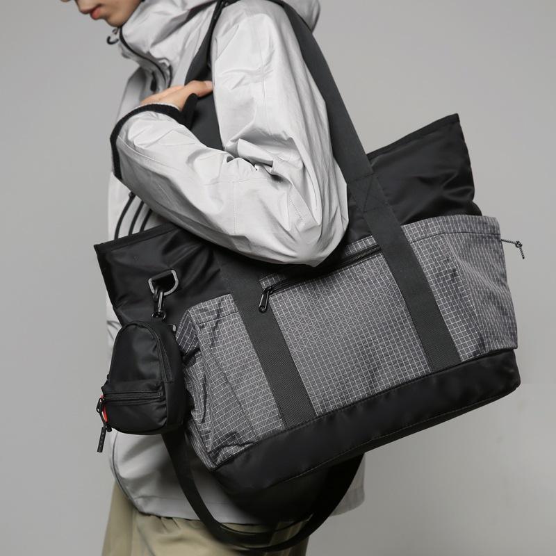 Men's Shoulder Bag, Large Capacity Student Tote Bag, Men's Casual Workwear, Crossbody Bag, Class Backpack, Mailman Bag