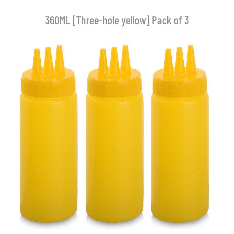 ZISIZ Three-Hole Squeeze Sauce Bottle