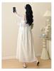 Available: 2026 Spring/Summer Korean Style Embroidered Maternity Dress & Long Sleeve Jacket Set