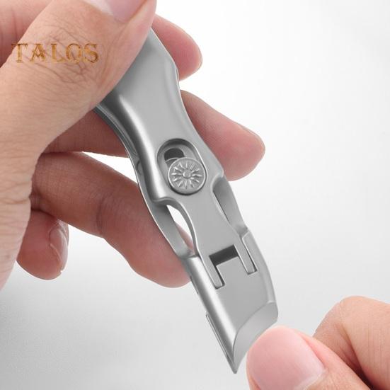 Nůžky na nehty se skleněným pilníkem Ultra ostré kleštičky na špičky pro seniory Německé kleštičky na nehty z nerezové oceli pro silné nehty