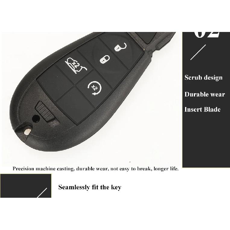 Jingyuqin Fobik GQ4-53T Afstandsbediening Autosleutel 433MHz PCF7961M 4A Chip voor Jeep Cherokee Sport KL 2014 2015 2016 2017 2018 2019 Fob