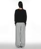 PARTIMENTO WOMEN Pwc Two-Way Pocket Knit Crew_Black