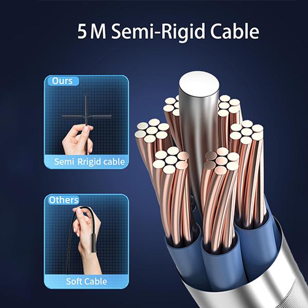 Industrielles Endoskop, 4,3'' IPS-Bildschirm 1080P HD Boroskop mit 8 einstellbaren LED-Leuchten, IP67 Wasserdichtes Endoskop, Schlangen-Inspektionskamera Handheld