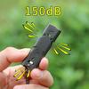 150DB Double Tube High-frequency High Decibel Survival Whistle Outdoor Rescue Steel Metal Survie Accessories Hiking Tool Travel